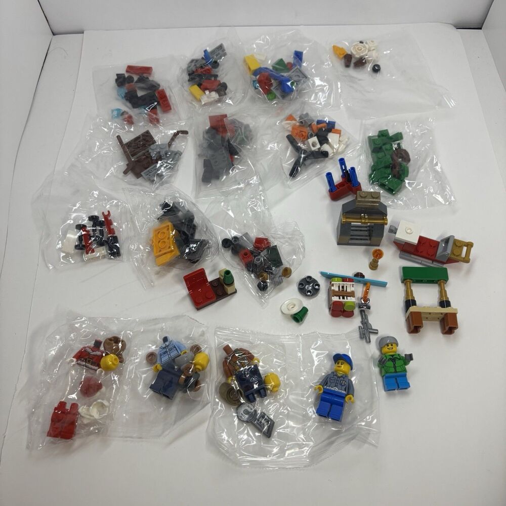 Lego City Advent Calendar Set 60352 Partial Set With Mini Figs